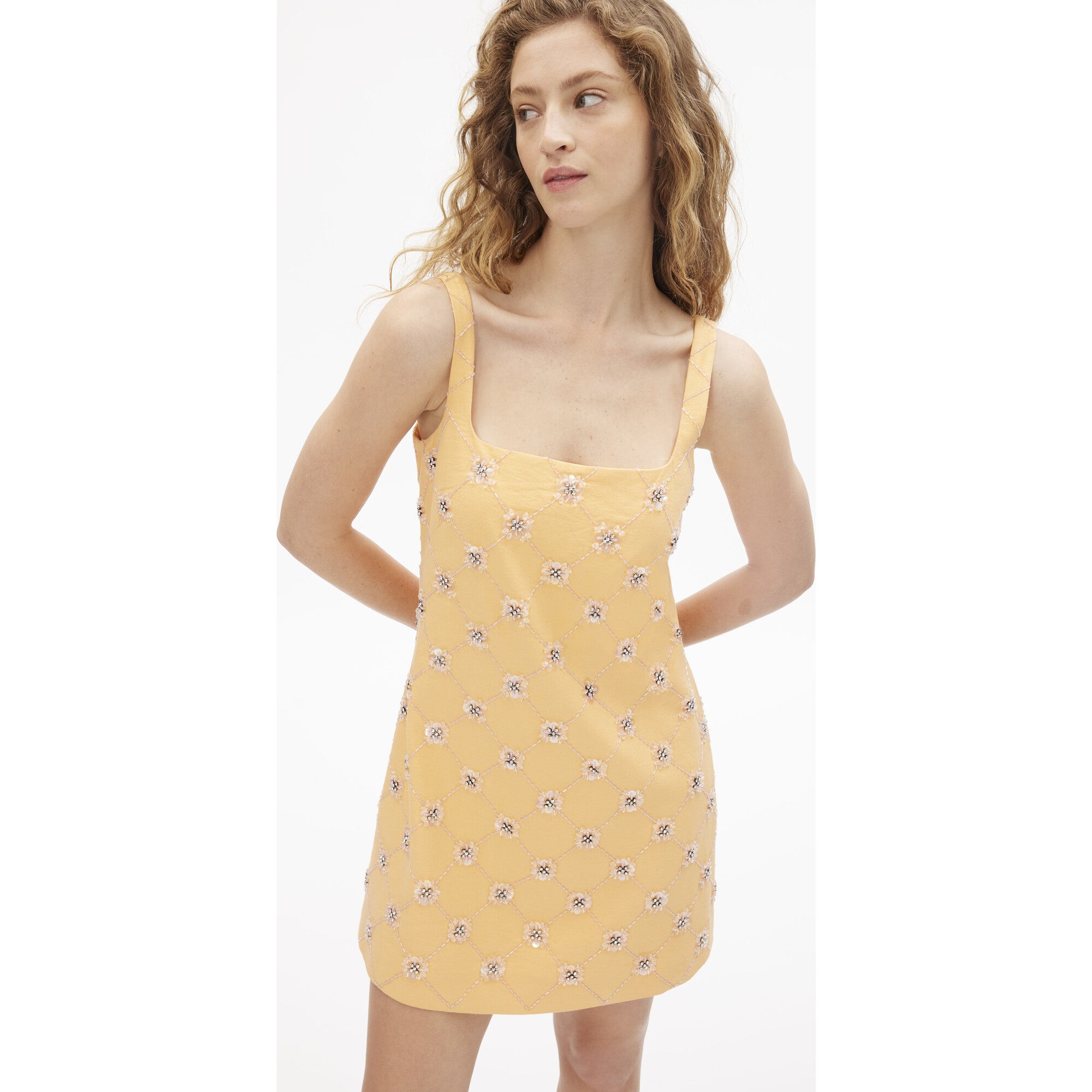 Barton Dress, Orange