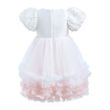 White Gem Teacup Dress