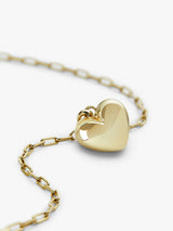 Puffed Heart Necklace - Lev