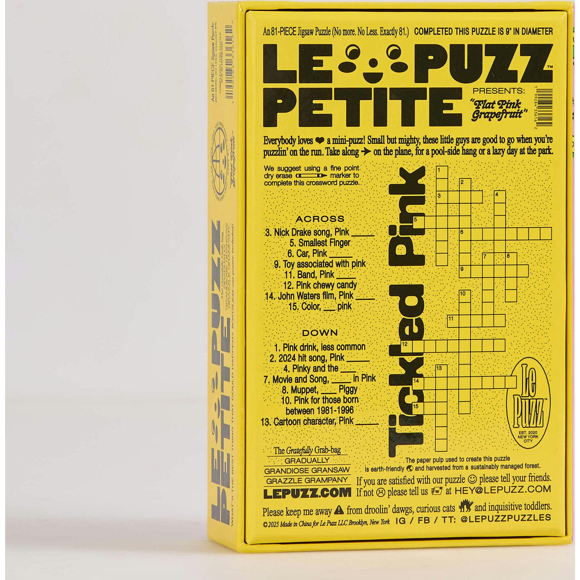 Flat Pink Grapefruit Puzzle