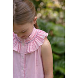 Molly Anne Dress in Red Seersucker