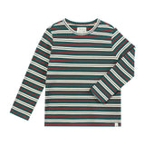 TOBY Green/Red Stripe Tee