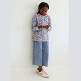 Riley Printed Long Sleeve Fleece Top