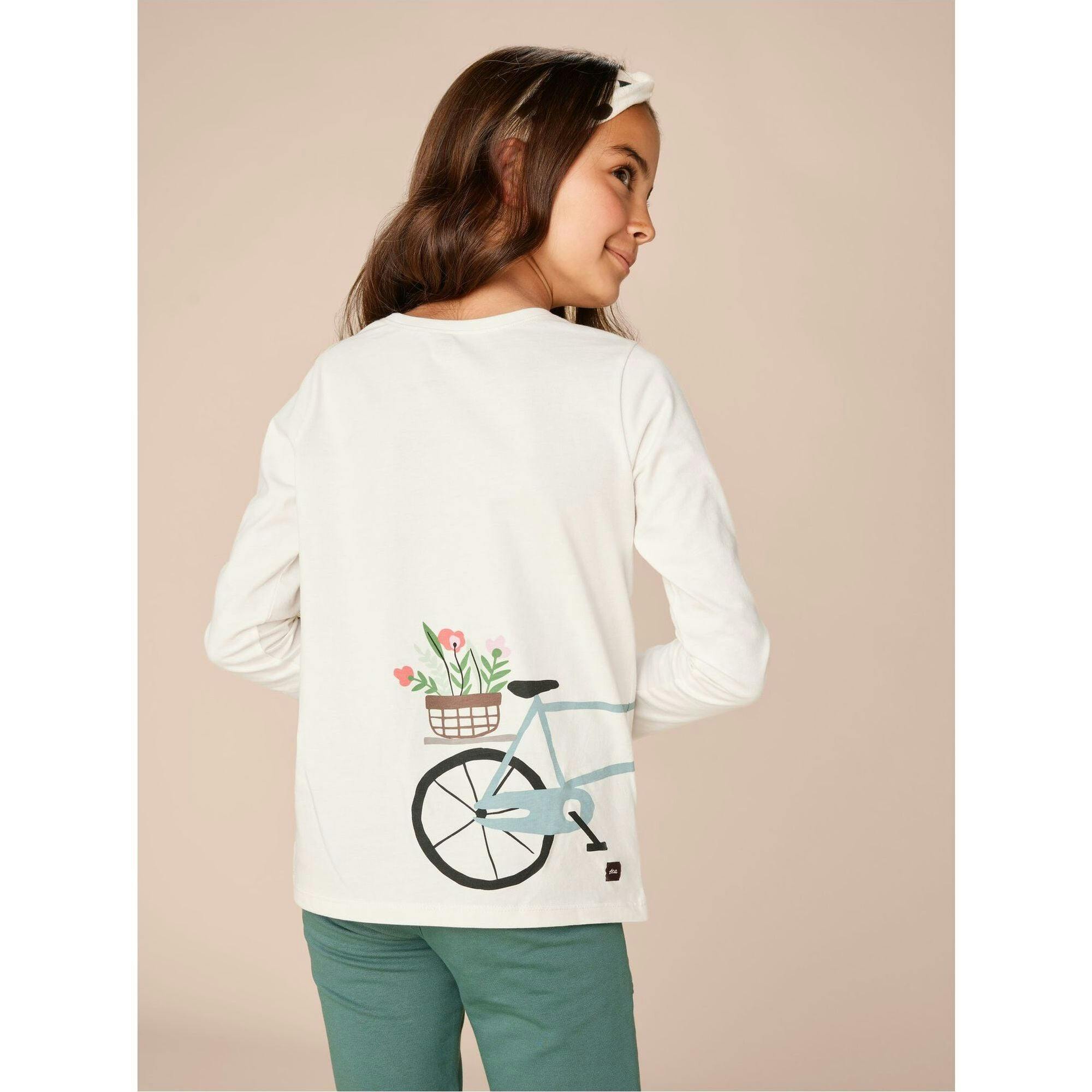 Wheelie Fun Graphic Tee, White