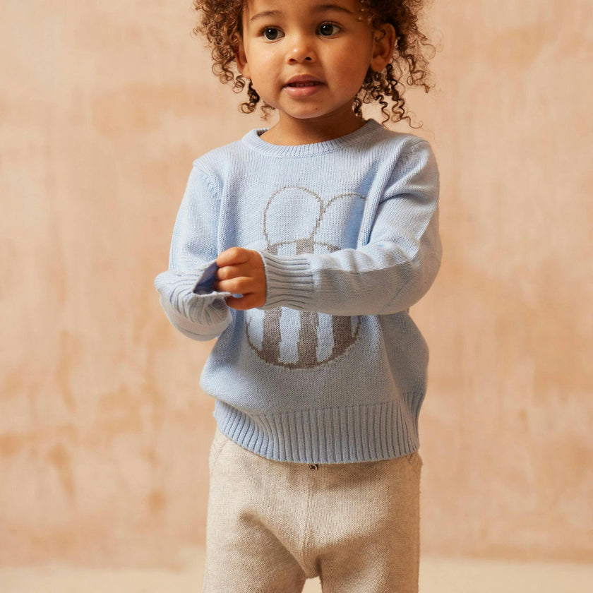 Baby Pants with Knee Pads | Grey