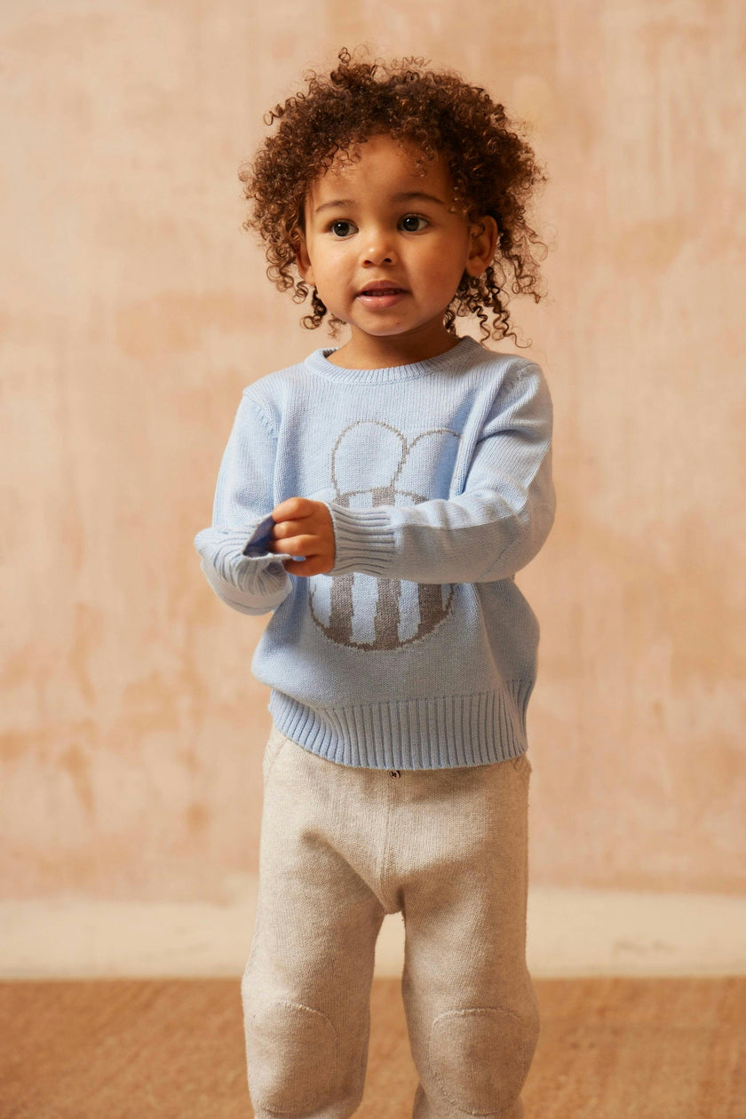 Baby Pants with Knee Pads | Grey