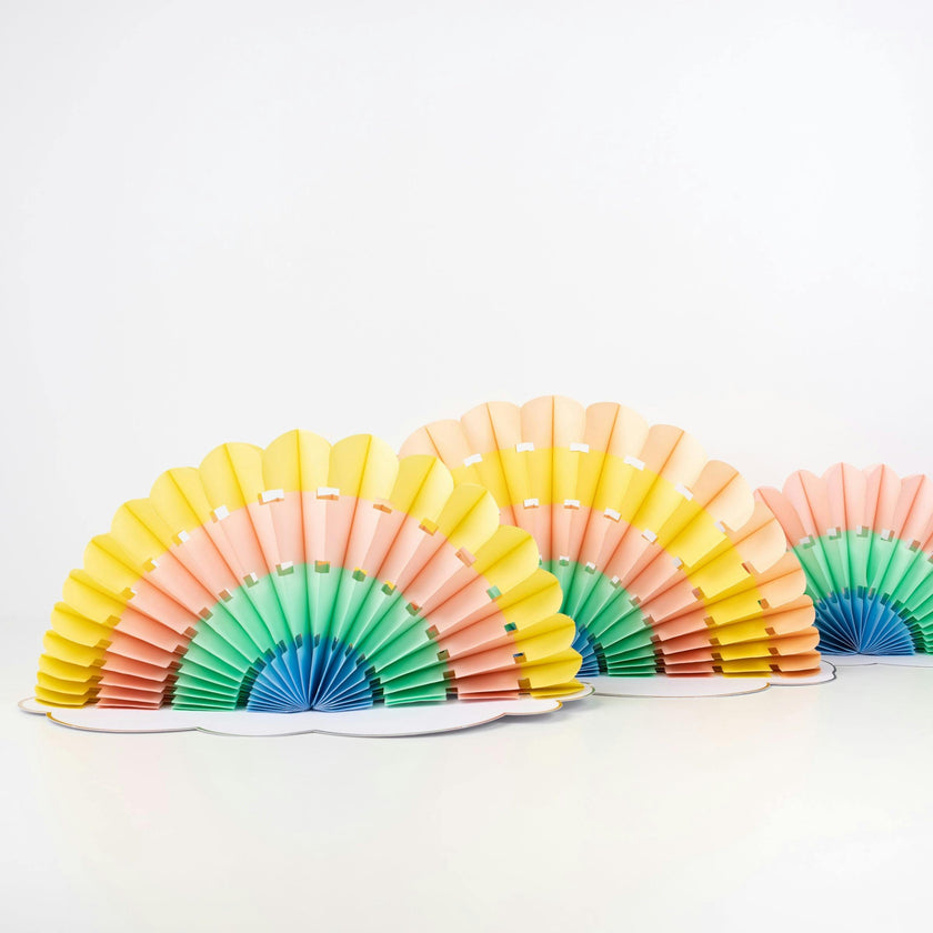 Honeycomb Rainbow Decorations
