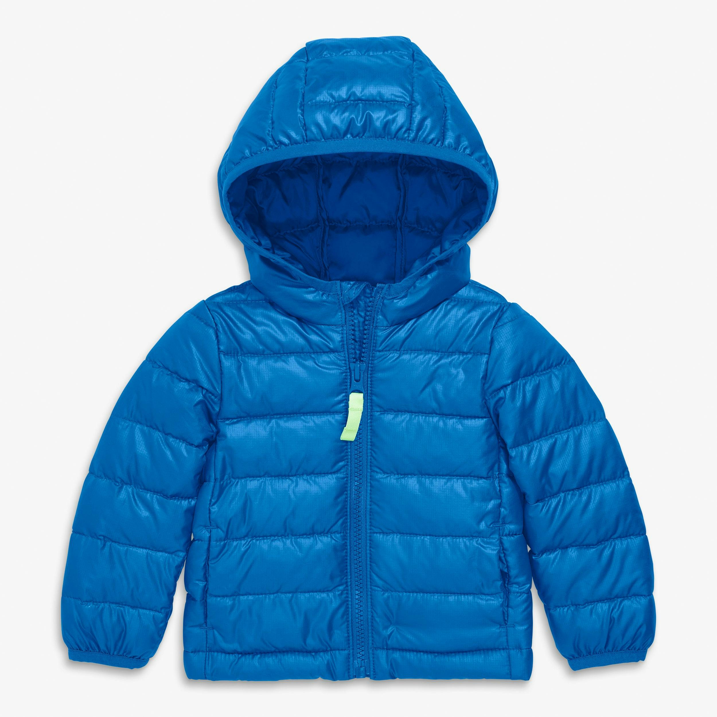 Baby lightweight puffer jacket in solids