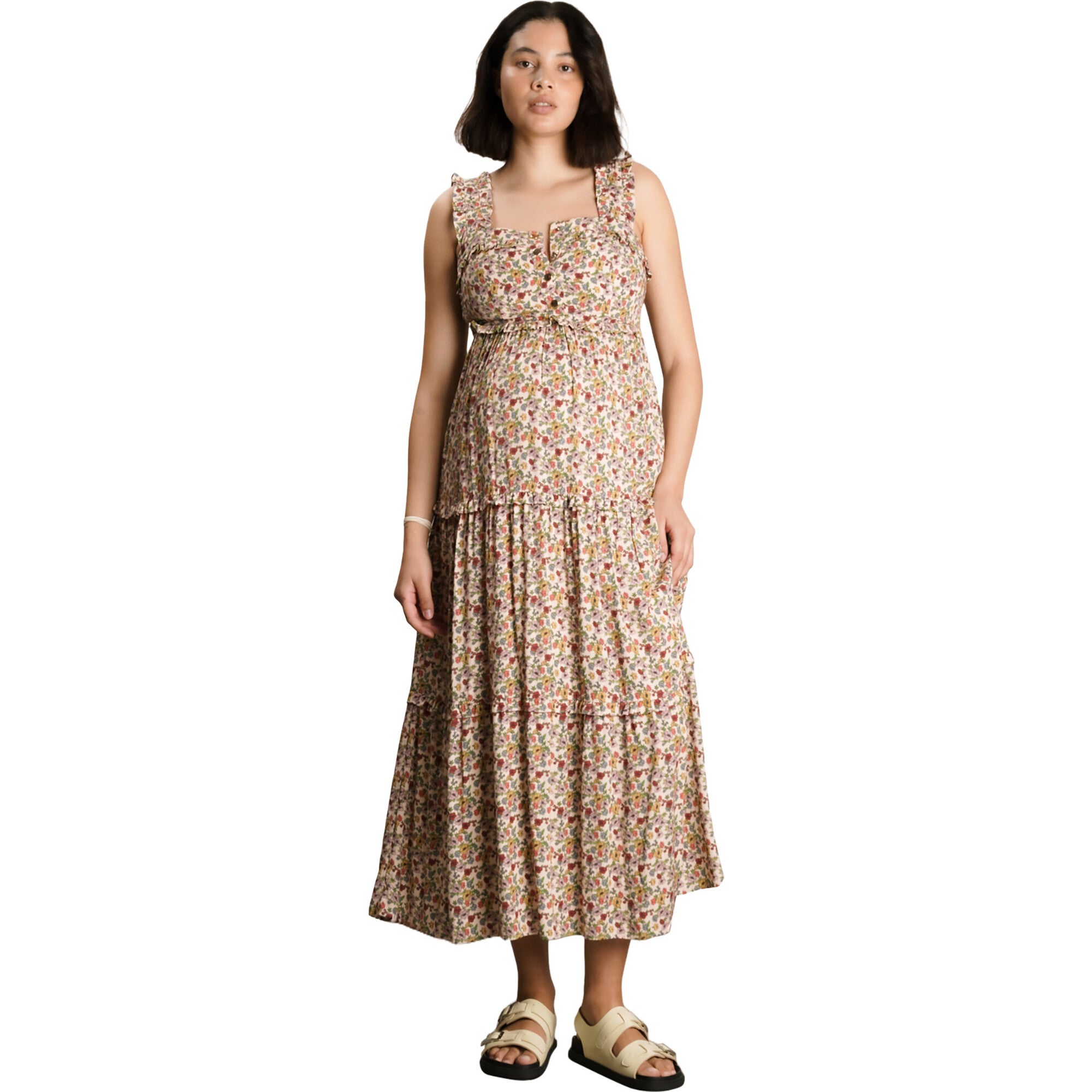 Women's Maternity Emma During & After Maxi Tank Dress, Florals