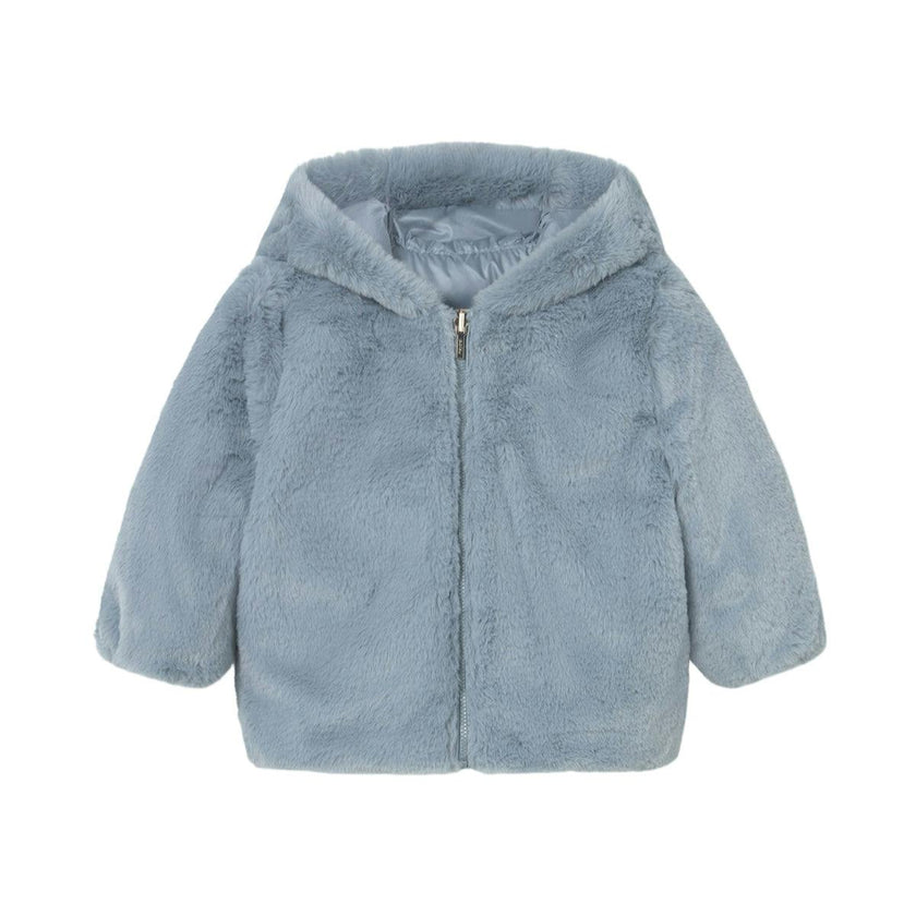Baby Reversible Faux Fur Coat