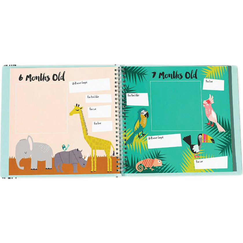 Little Animal Lover Memory Baby Book