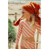 Soleil Stripe Two Piece Long Sleeve