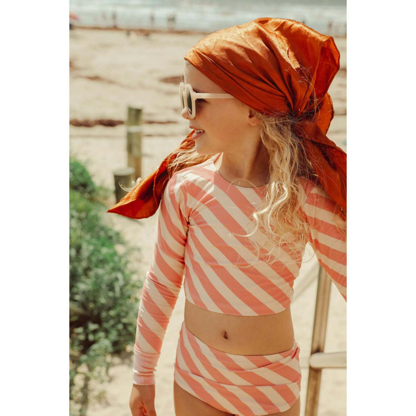 Soleil Stripe Two Piece Long Sleeve