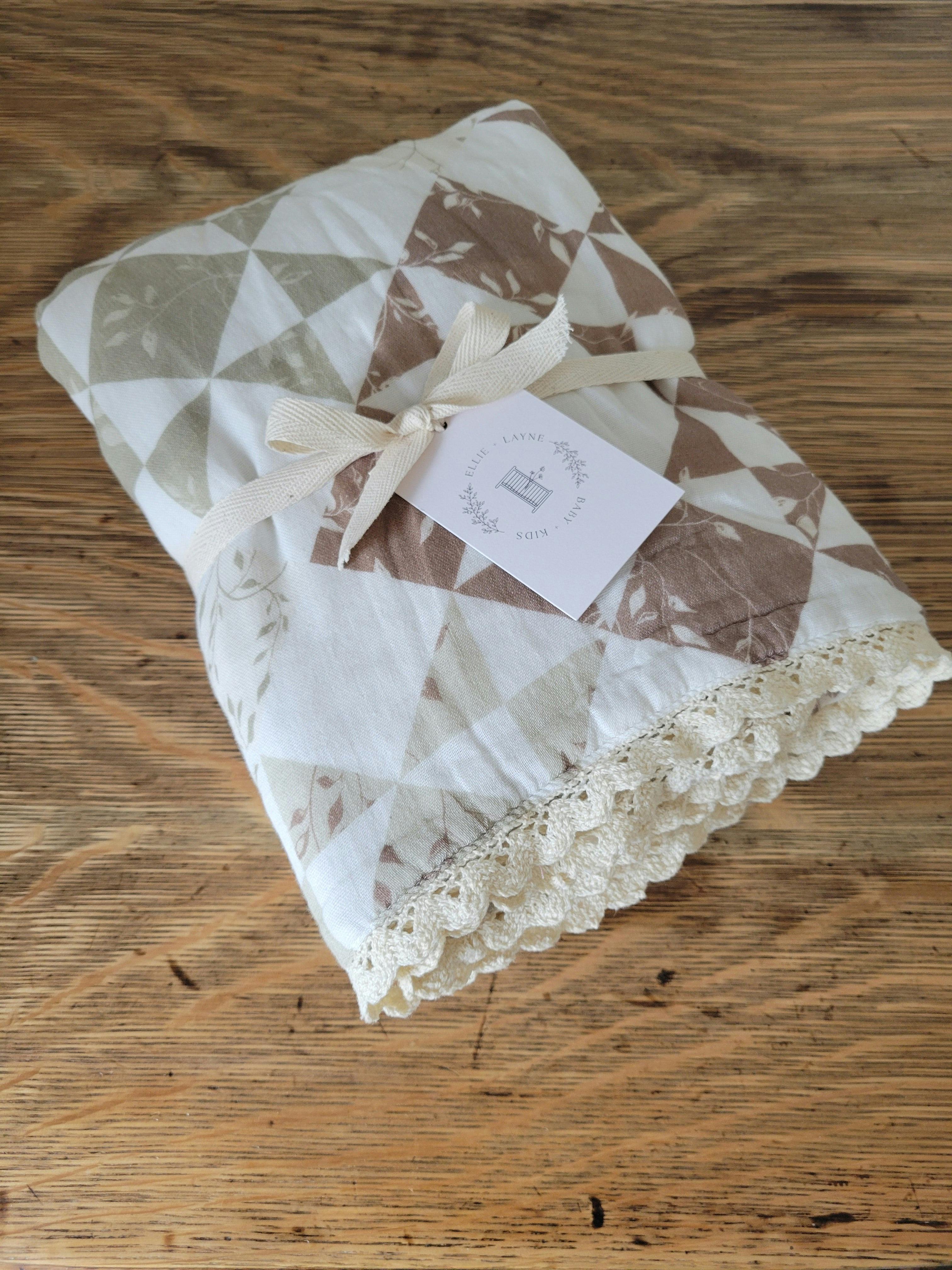 Ivy Quilted 6 Layer Gauze Blanket