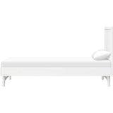 Palma Twin Bed in White