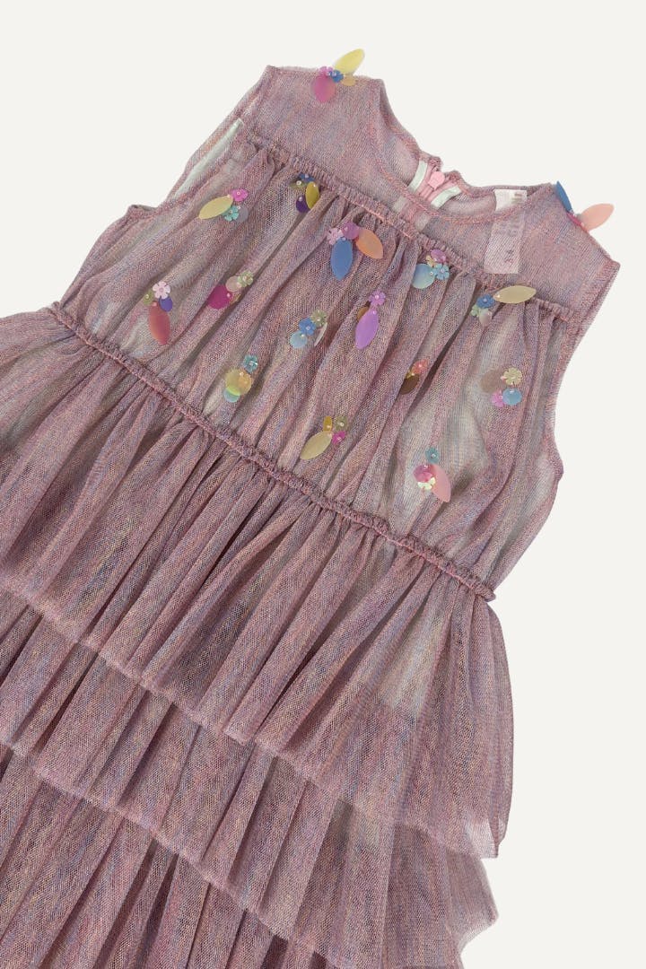 SEQUINED BALL DRESS