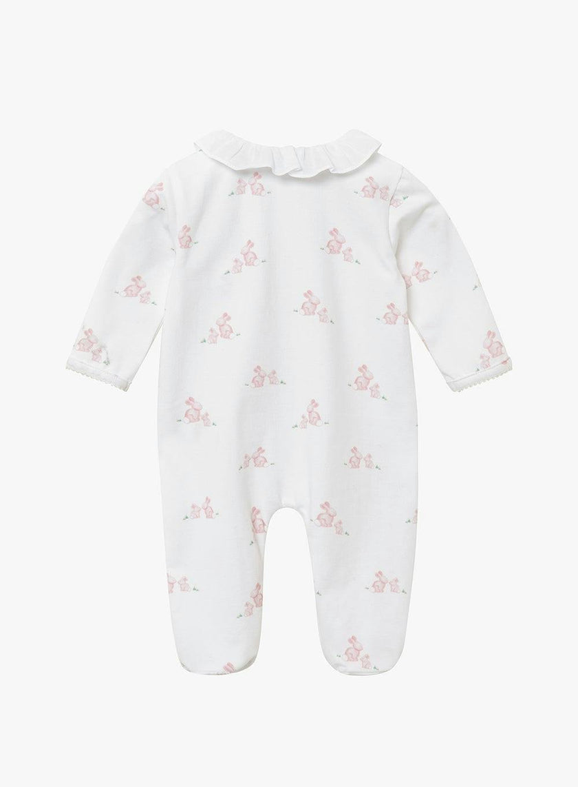 Baby Bunny Onesie in Pale Pink