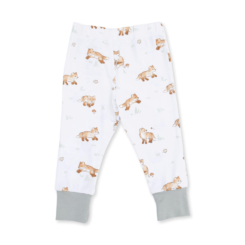 Little Explorer Fox - Short Sleeve Loungewear Set