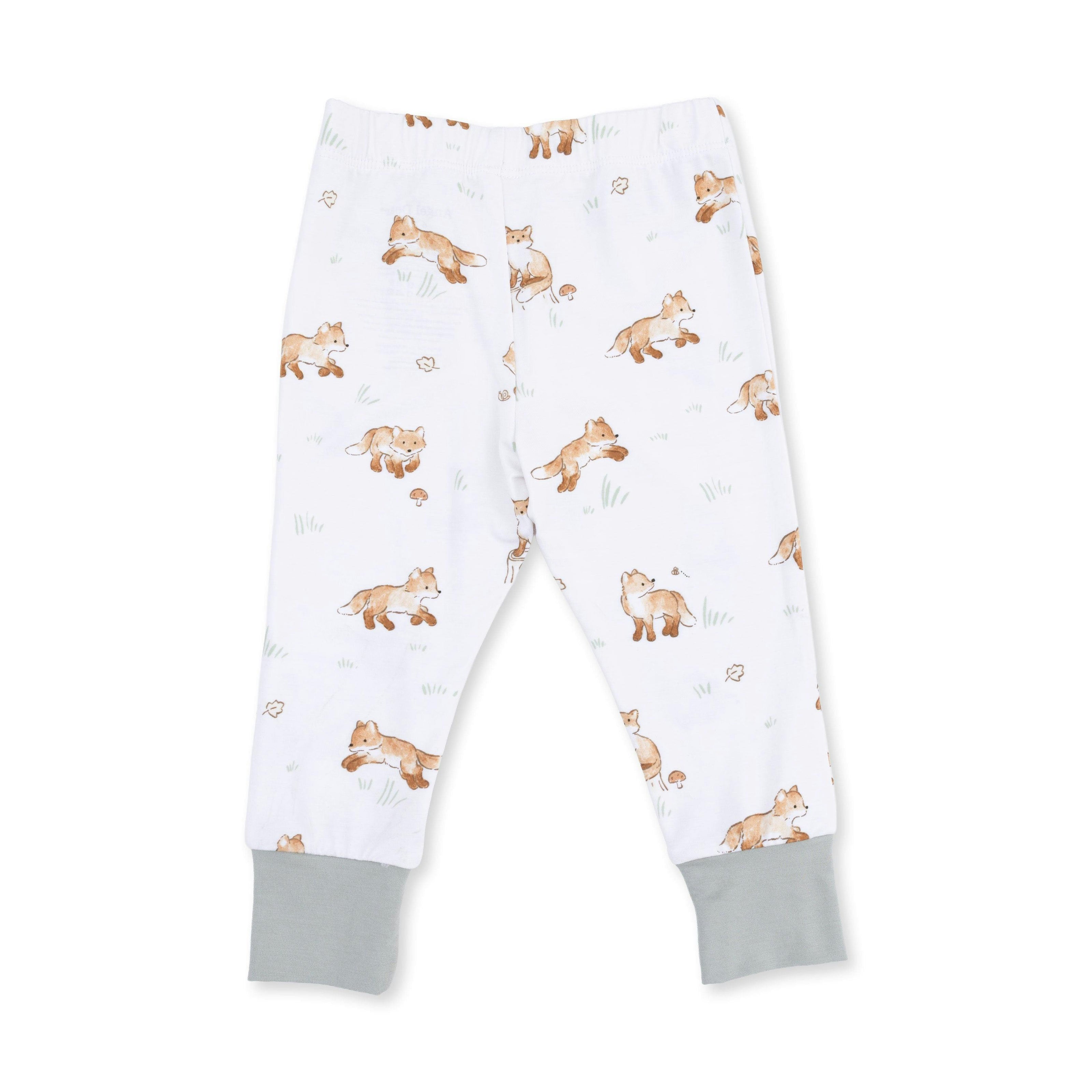 Little Explorer Fox - Short Sleeve Loungewear Set