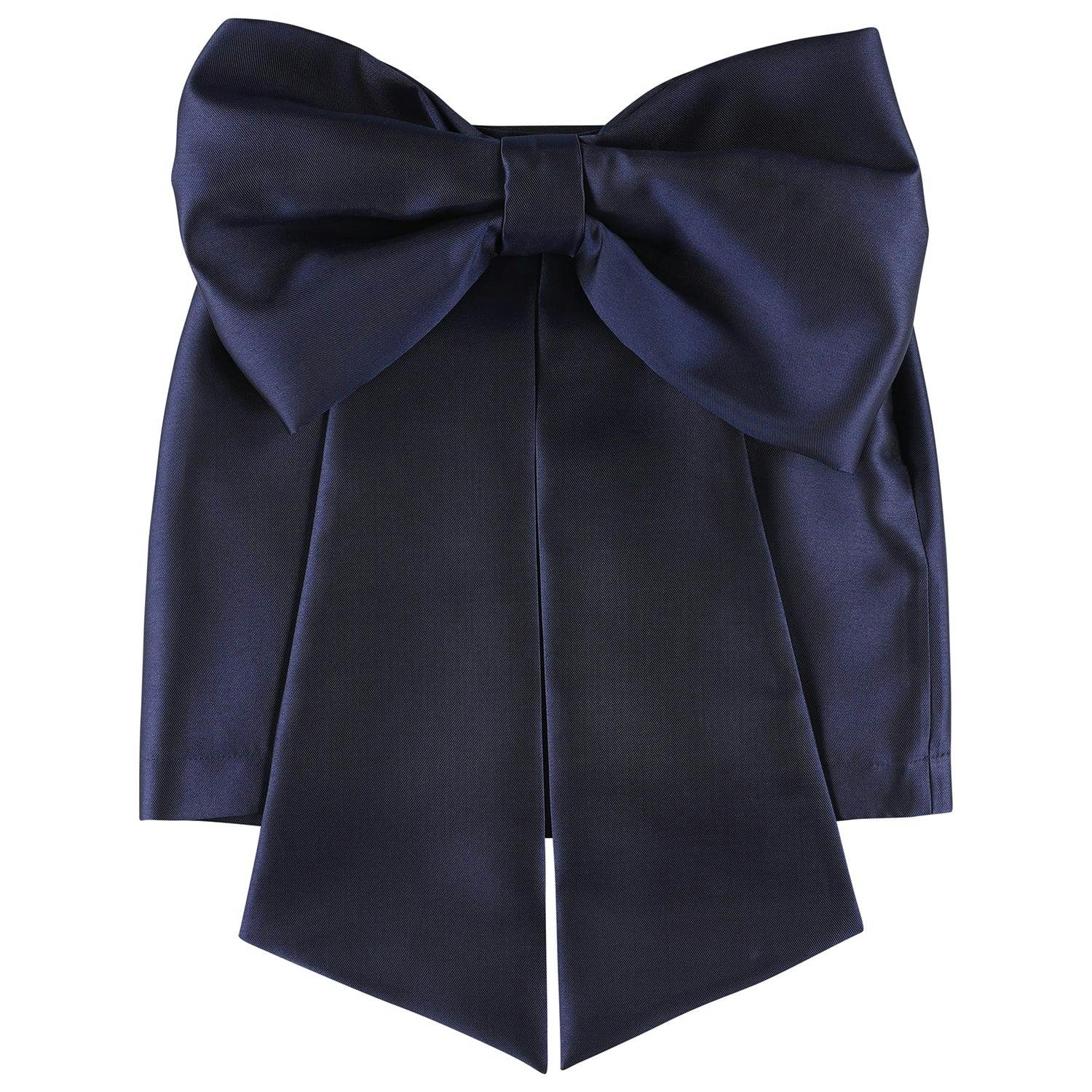 CAROLINE BOSMANS Big Bow Gloss Skirt