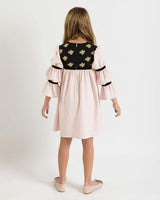 Bella dress (pink without golden embroidery blooms)