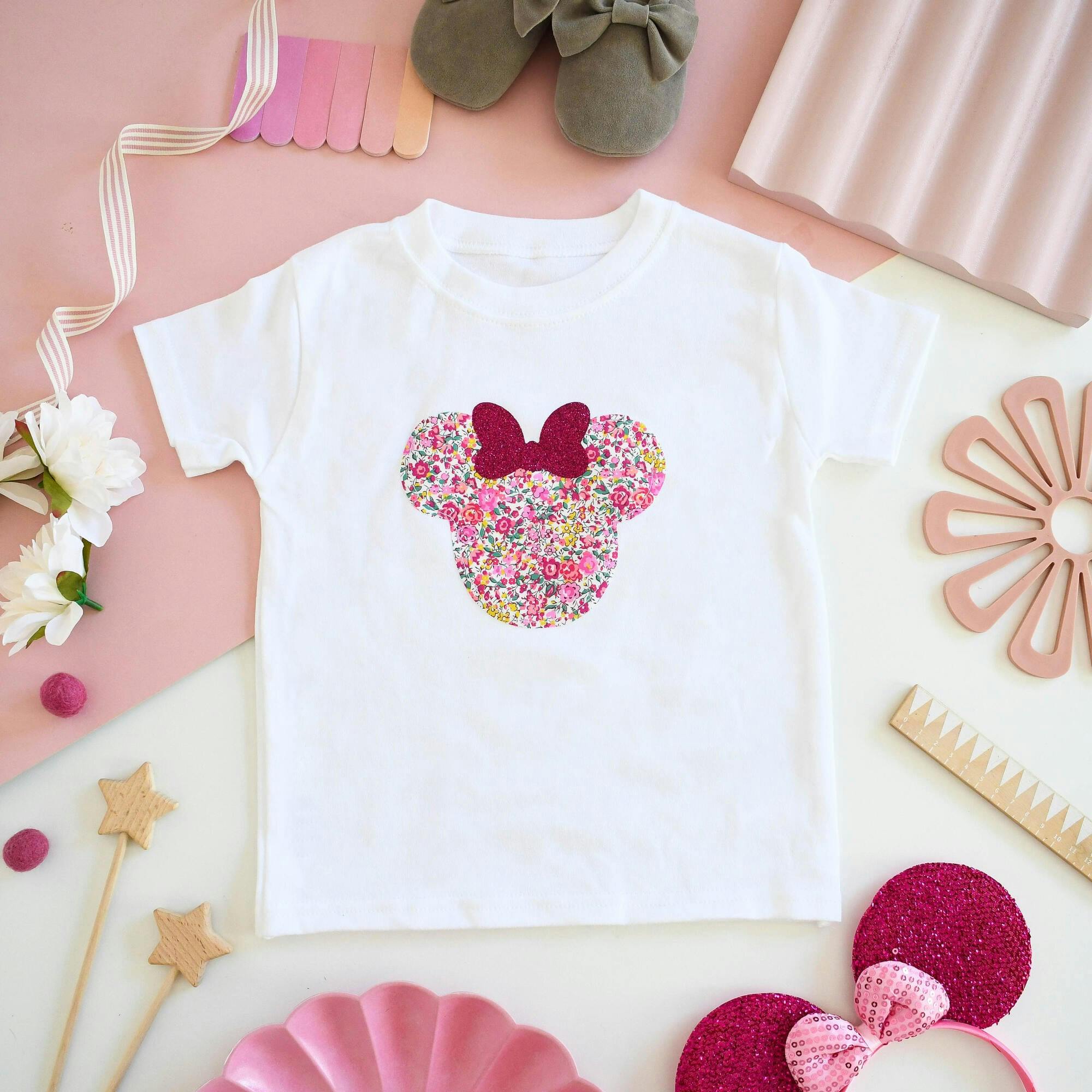 Liberty of London Childrens Minnie Short Sleeve T-Shirt, White