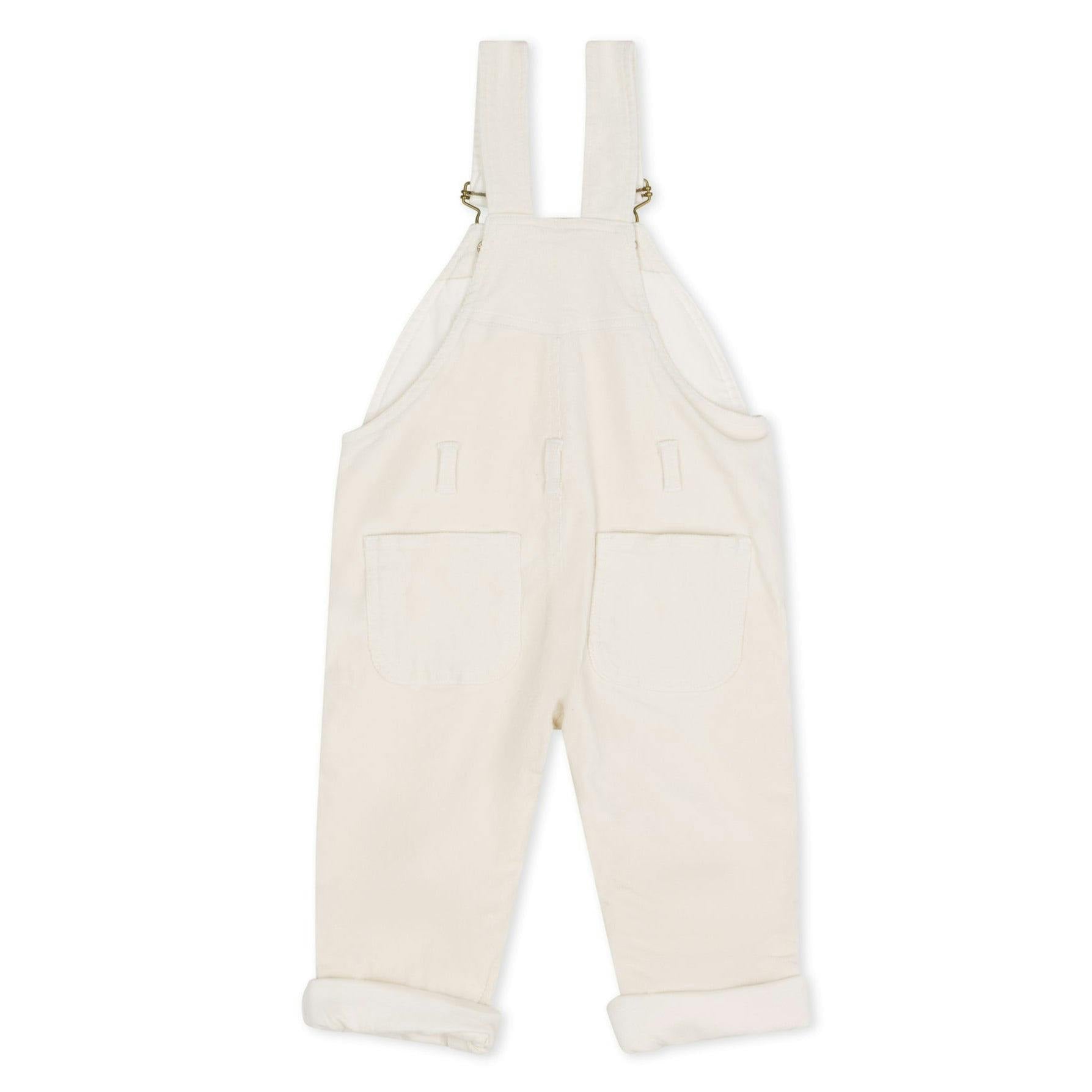 Custard Corduroy Overalls