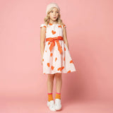 Love Heart Valentines Party Dress With Bow