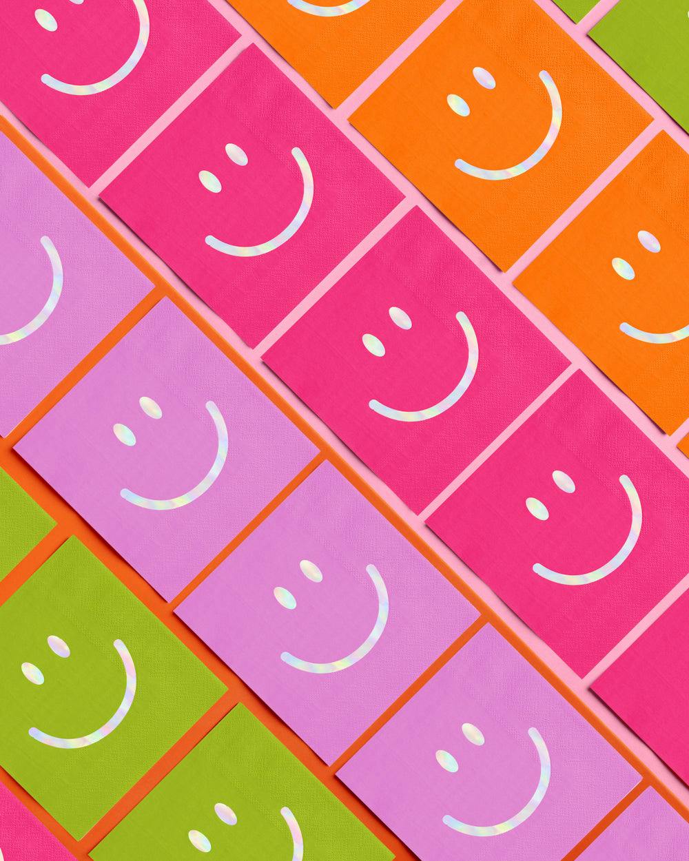 Super Smiley Napkins - 24 foil napkins