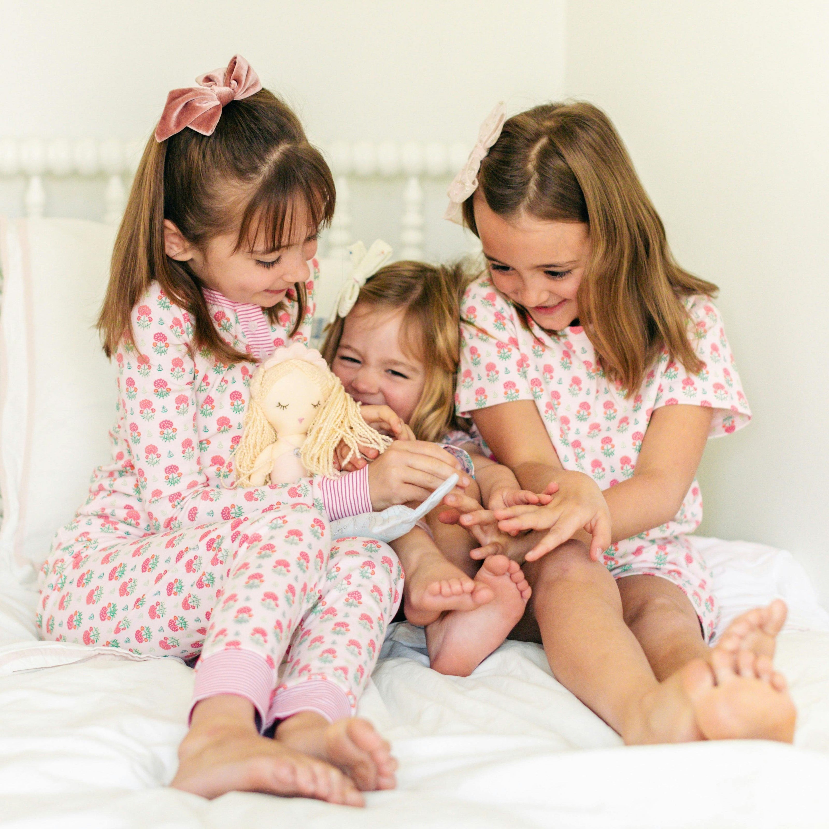 Geranium Block Print Kids Camp Set