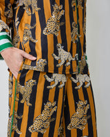 Leopard Stripes - Eco Satin Soho Set - Butterscotch