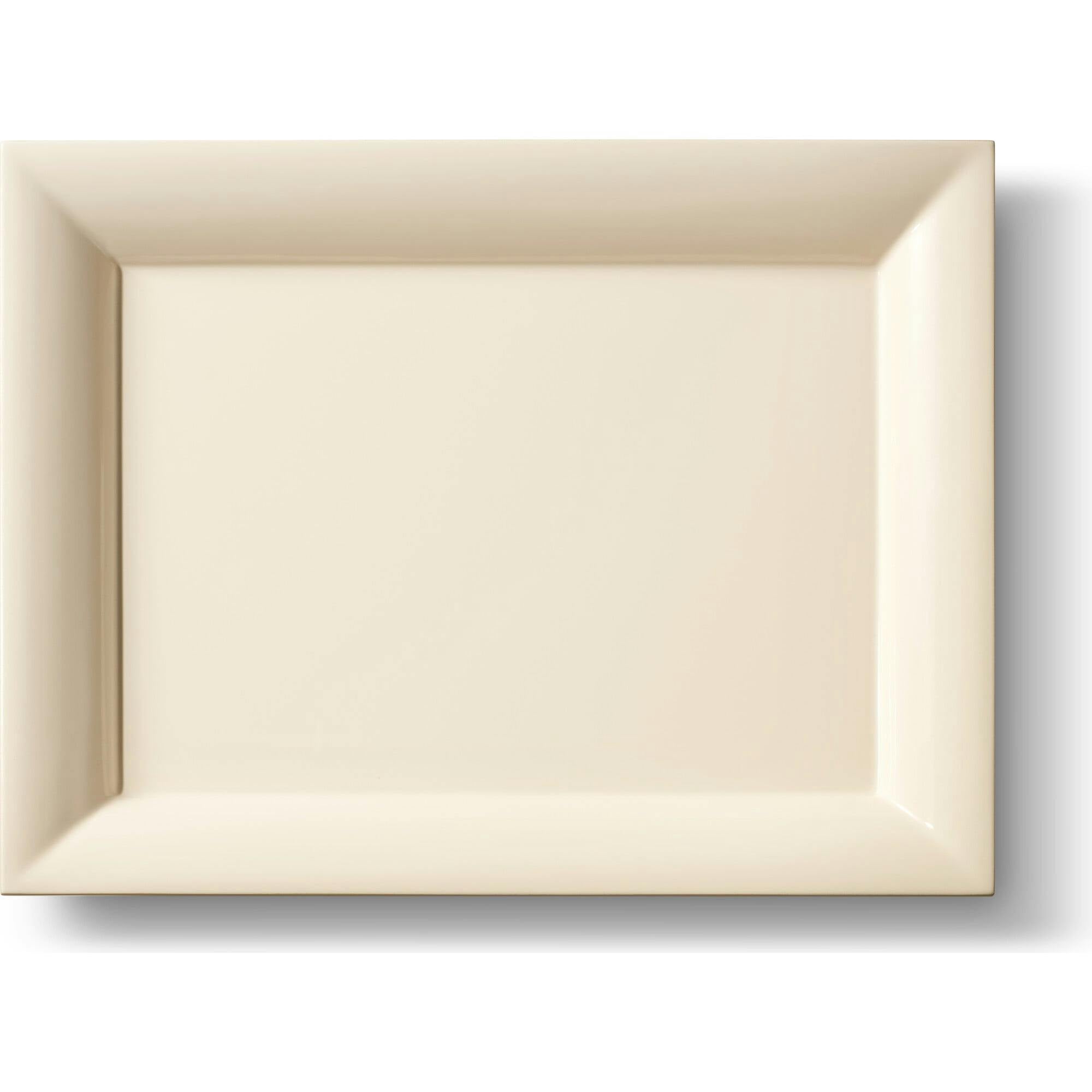 Aerin X Gracie Lacquer Serving Tray, Cream
