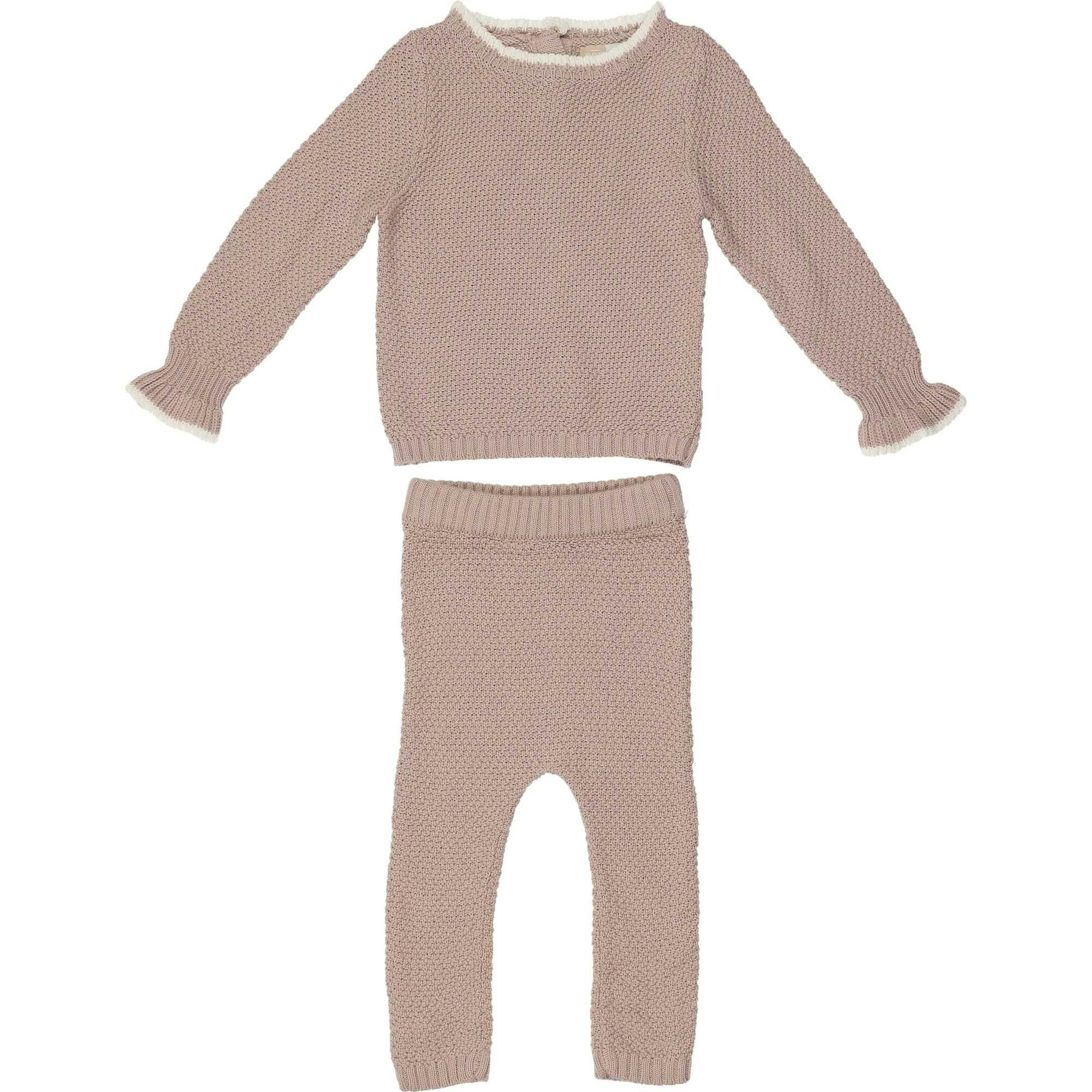 Classy Cuff Sweater & Pant 2-Piece Set