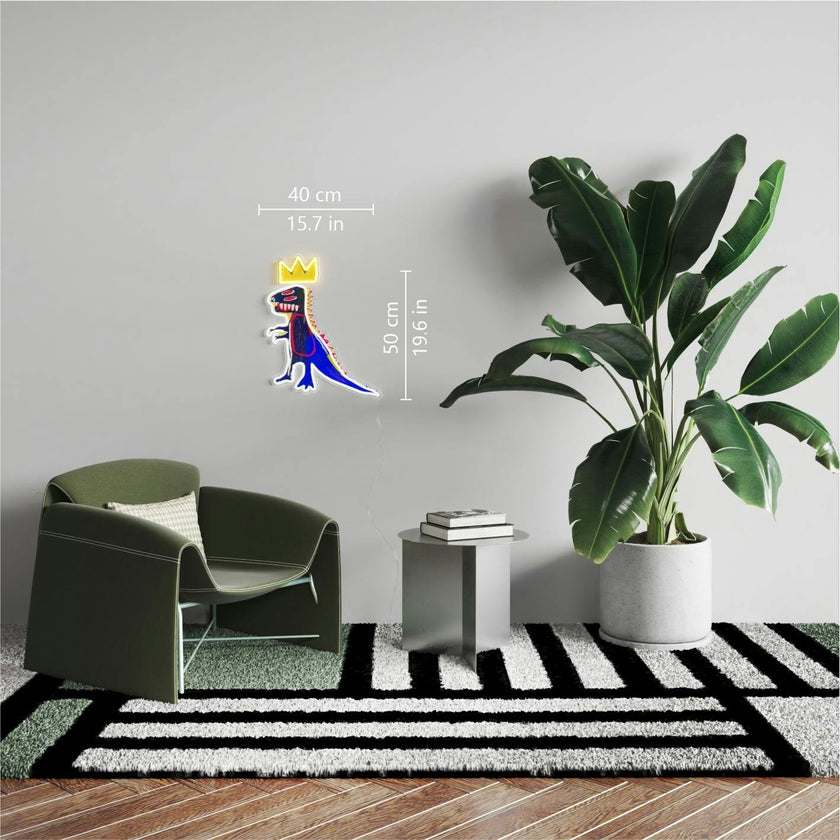PEZ Dispenser YP x Jean Michel Basquiat LED neon sign