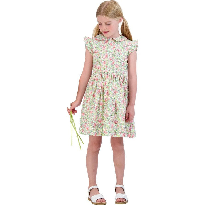 Juniper Button Front Dress, Florals