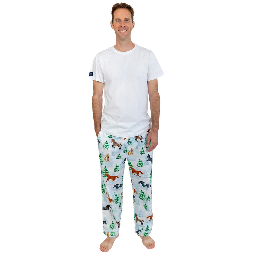 Men's Skydog Wild & Free PJ Pants - Organic Cotton Poplin