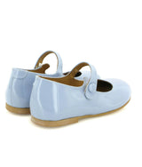 Patent Leather Mary Jane Ballerina, Sky Blue