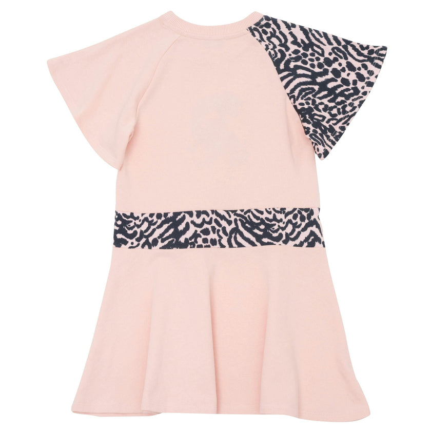 Pink Tiger Print Dress