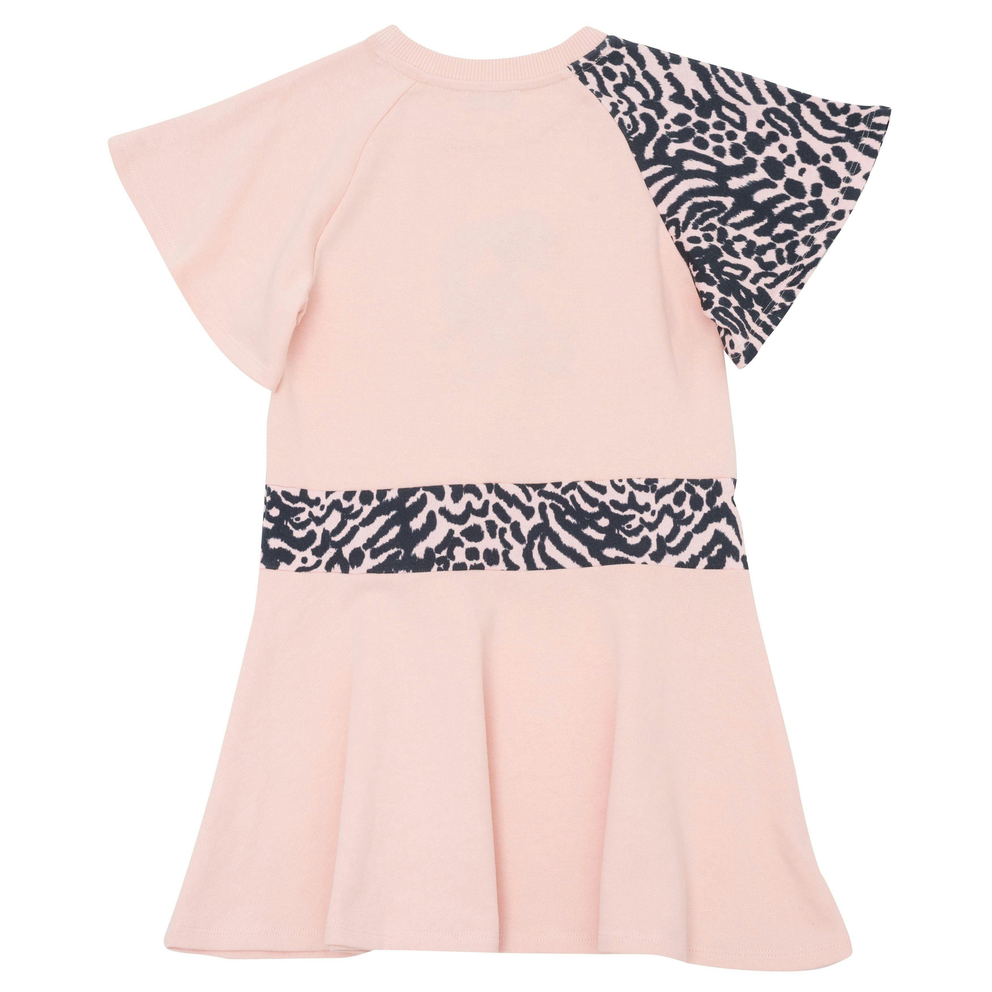Pink Tiger Print Dress