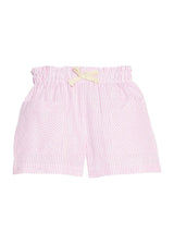 Patch Pocket Shorts - Pink Sparkle Seersucker