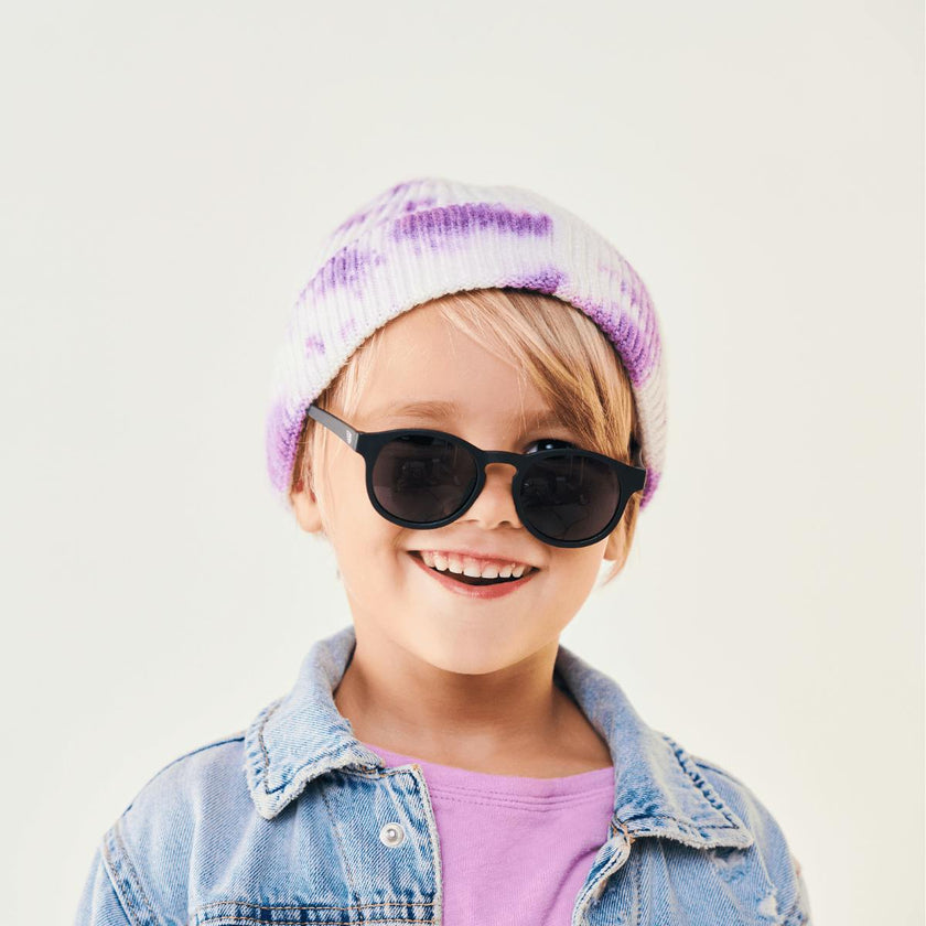 Jet Black Keyhole | Polarized Smoke Lenses
