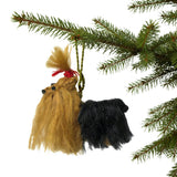 Yorkshire Terrier (Yorkie) Dog Hand Knit Christmas Ornament