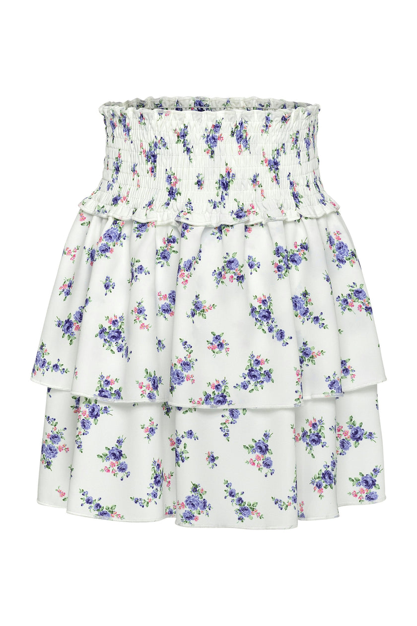 Scottie Skirt Violet Roses