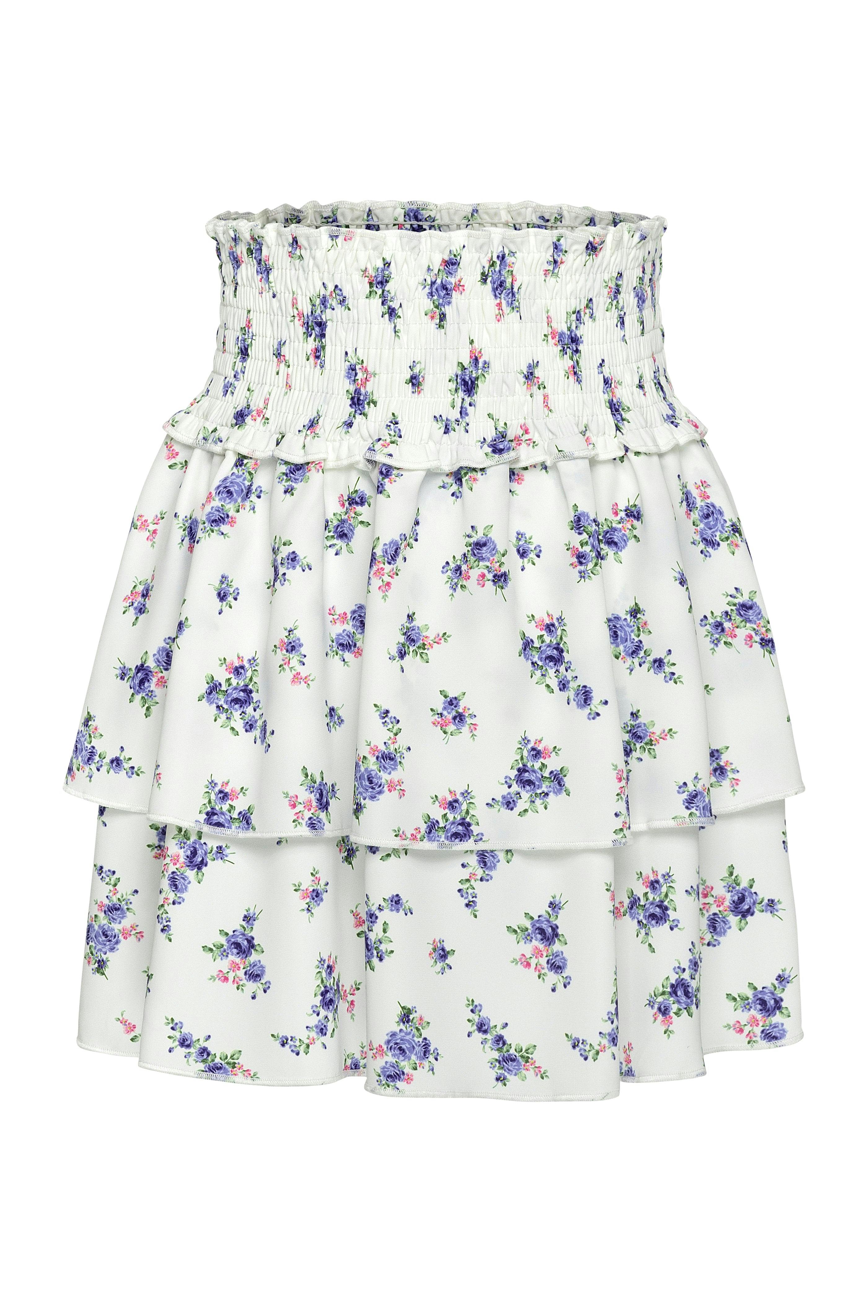 Scottie Skirt Violet Roses