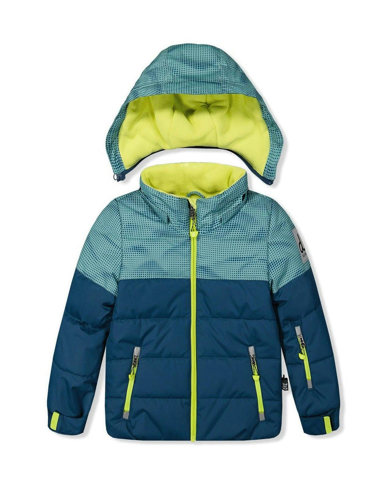 Two Piece Play Snowsuit Greyish Blue And Navy With Greyish Blue Pants