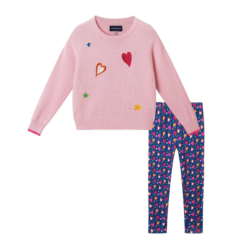 Kids Chenille Sweater & Legging Set
