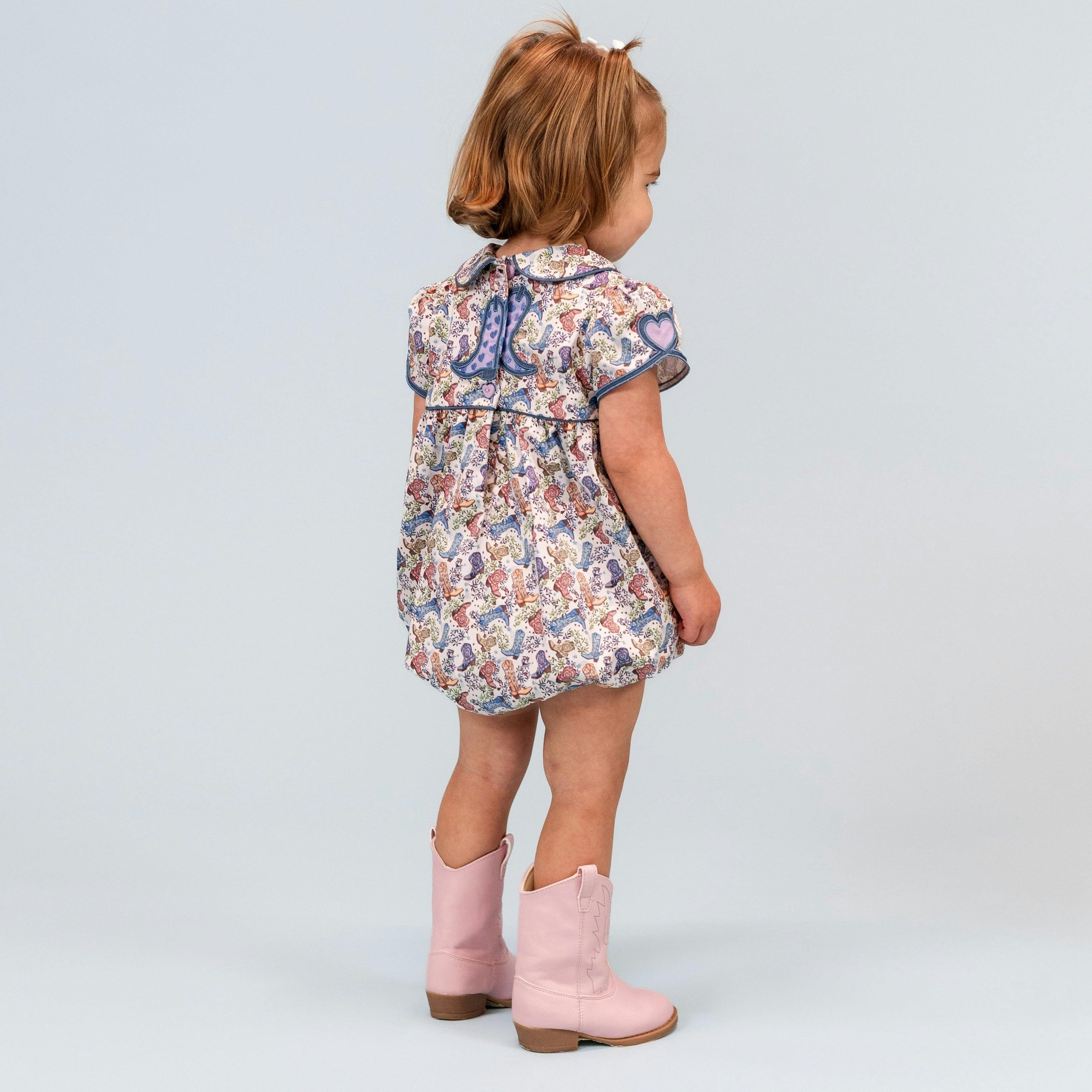 Sarita Girl Bubble - Boots Print