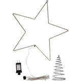 17.5-Inch Metal Lighted LED Star Treetop