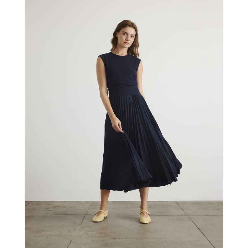Carly Dress, Navy