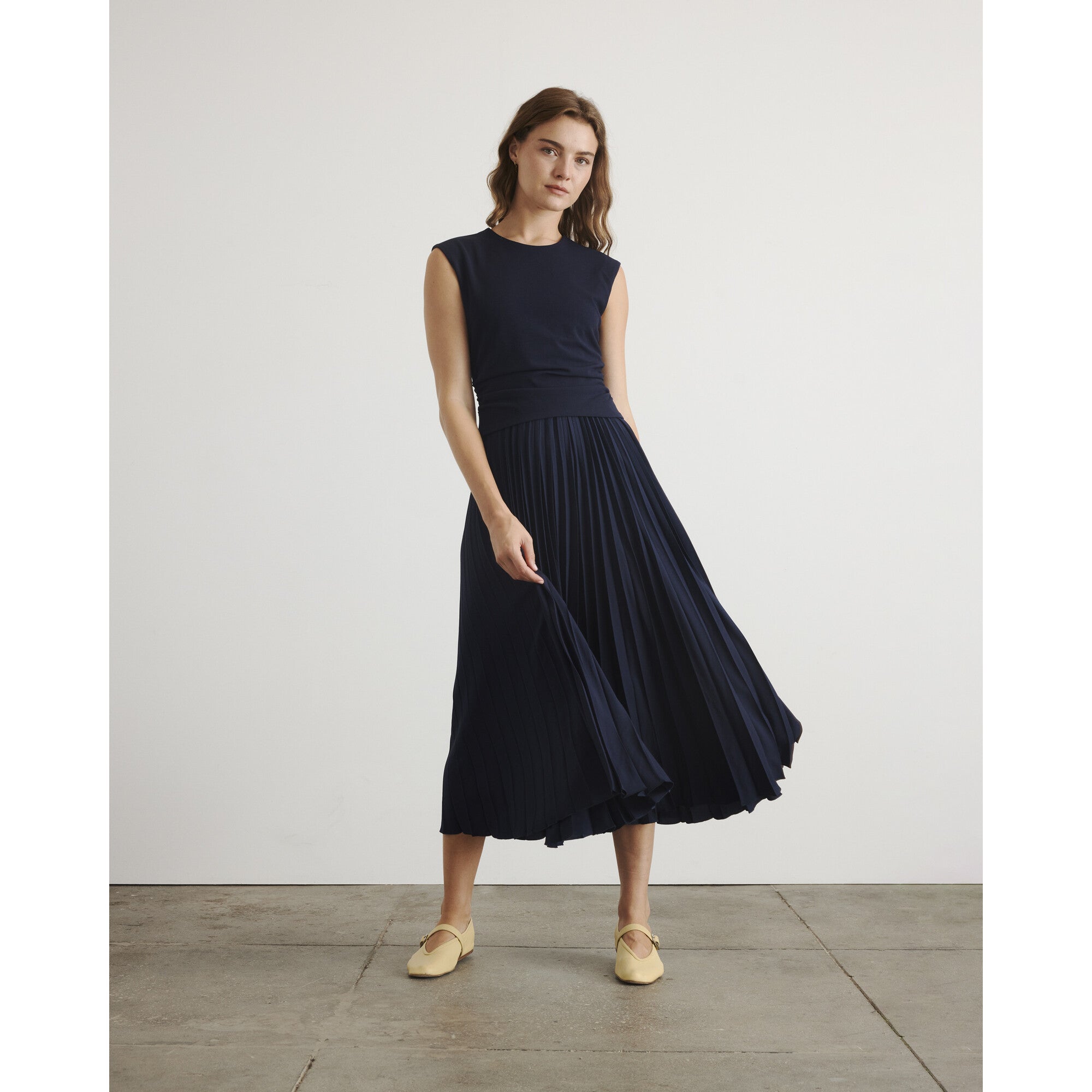 Carly Dress, Navy